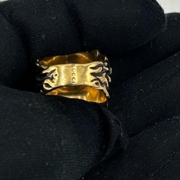 Men's Gucci Iconic Lionhead ring size 10. - Picture 6 of 6